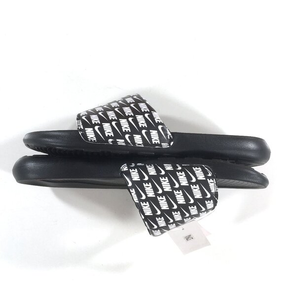 Nike Victori One Slide Sandals Mens Size 15 Black White Printed CN9678-006 - Picture 3 of 8